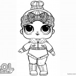 LOL Surprise Doll Coloring Pages Cozy Babe