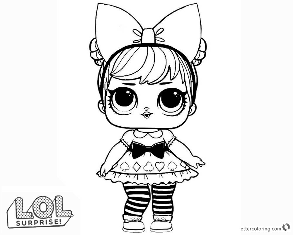 LOL Surprise Doll Coloring Pages Curious Qt - Free Printable Coloring Pages