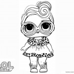 LOL Surprise Doll Coloring Pages Dollface