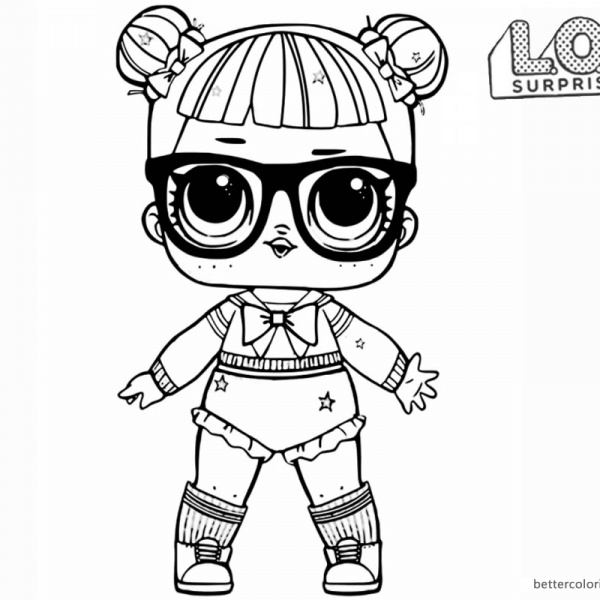 Treasure from LOL Surprise Doll Coloring Pages - Free Printable