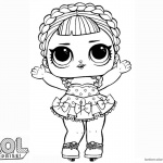 LOL Surprise Doll Coloring Pages Ice Sk8er