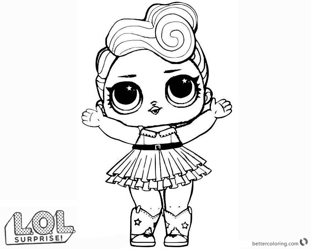lol surprise doll coloring pages luxe  free printable