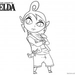 Legend of Zelda Coloring Pages Character Clipart