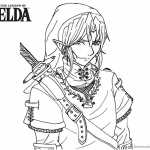 Legend of Zelda Coloring Pages Fanart