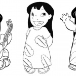 Lilo and Stitch Coloring Pages Fancy Lilo