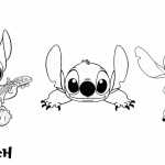 Lilo and Stitch Coloring Pages Lovely Stitch