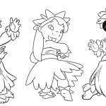 Lilo and Stitch Hula Coloring Pages Hula Dance