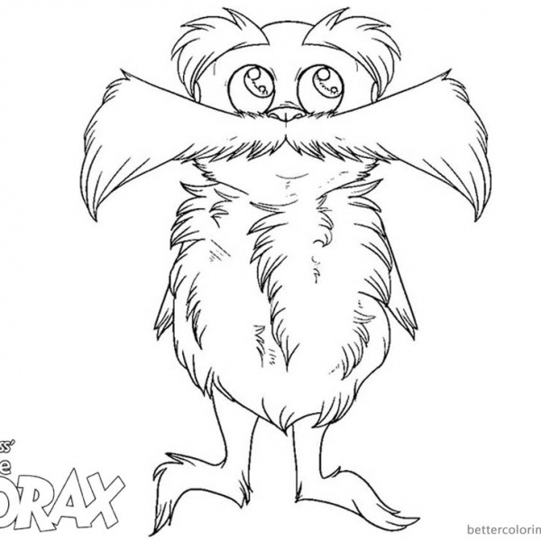 Lorax Coloring Pages - Free Printable Coloring Pages