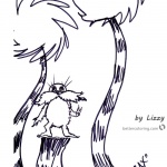 Lorax coloring page kids Drawing by LizzyLorax coloring page kids Drawing by Lizzy