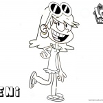 Loud House Coloring Pages Cute Leni