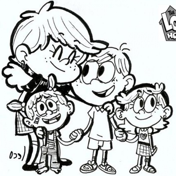 Loud House Coloring Pages Lincoln and Lana  Free Printable Coloring Pages
