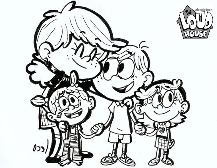 Loud House Coloring Pages Fanart by safelecoreco - Free Printable ...