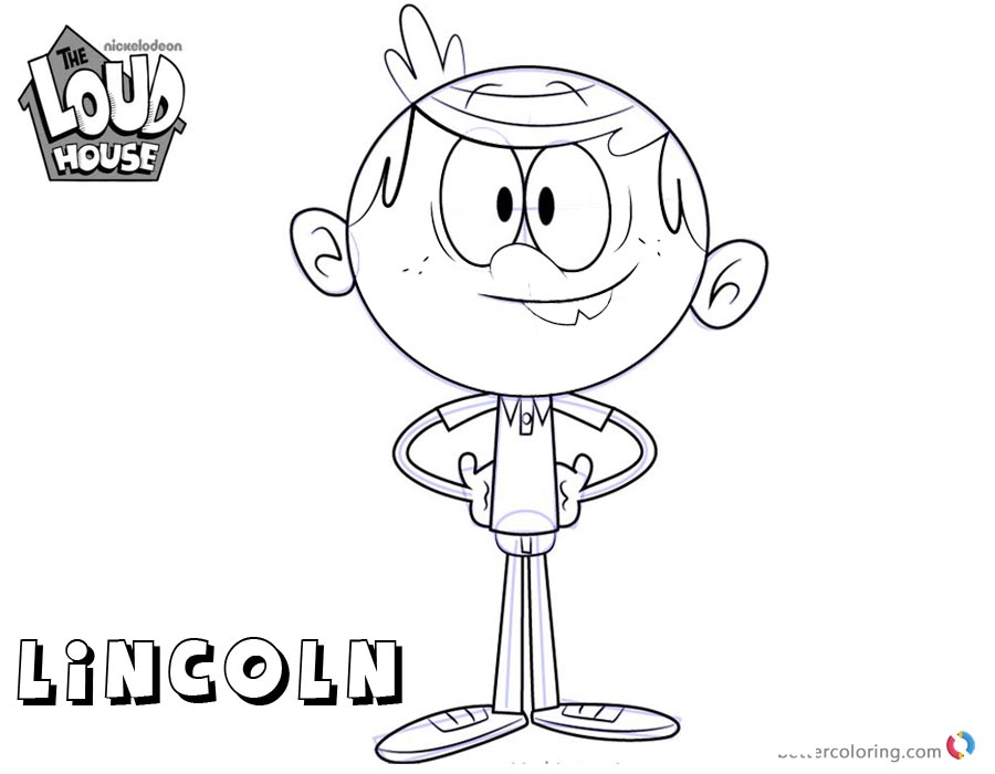 Lo ud House Coloring Pages How to Draw Lincolnprintable