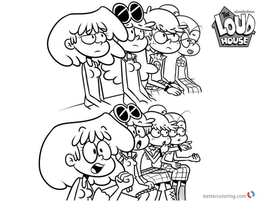 Loud House Coloring Pages Know Your Meme printable