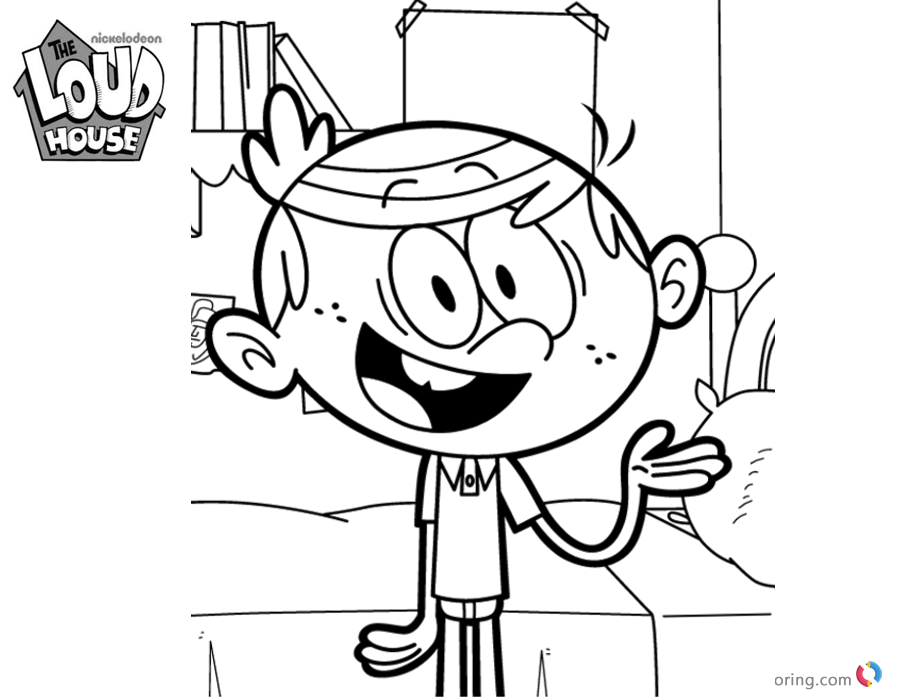 Loud House Coloring Pages Lincoln Loud The Only Boy printable