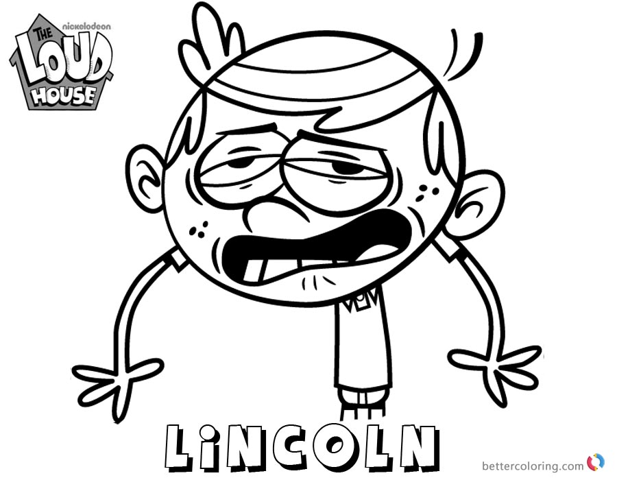 Loud House Coloring Pages Lincoln art by cdup999 printable