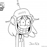 Loud House Coloring Pages Lori’s Happy Helmet