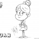 Loud House Coloring Pages Luan loud by just-def