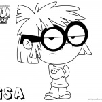 Loud House Coloring Pages How to Draw Lisa