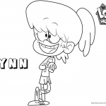 Loud House Coloring Pages how to draw Lynn