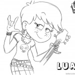 Loud House Coloring Pages sketch by Jacob Pennell