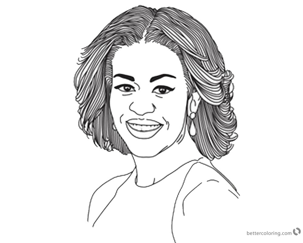 Blog De Biologia Michelle Obama Coloring Page | The Best Porn Website