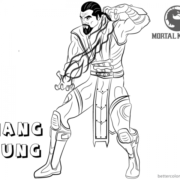 Sonya Blade Mortal Kombat Coloring Pages Sketch Coloring Page