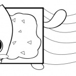 Nyan Cat Coloring Pages Clipart