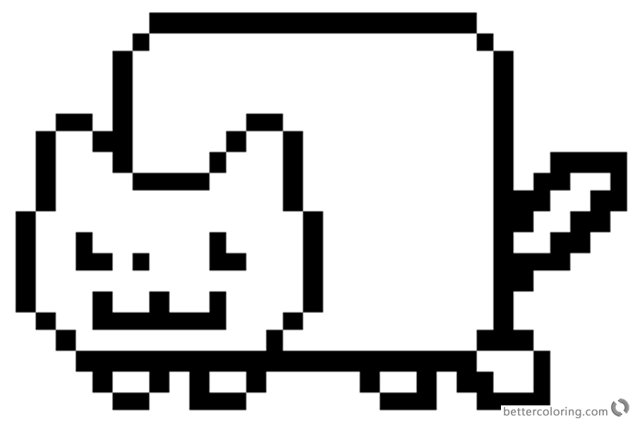 Nyan Cat Coloring Pages Give Me Some Colors printable