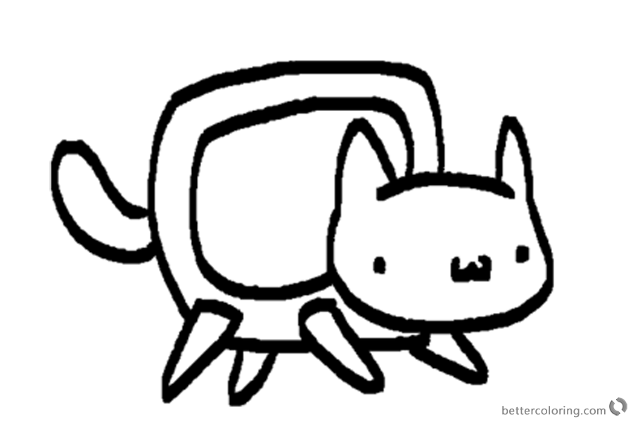 Download Evil Nyan Cat Pages Coloring Pages