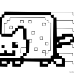 Nyan Cat Coloring pages By Vero Bieber