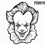 Pennywise Coloring Pages How to Draw Pennywise The Clown From IT