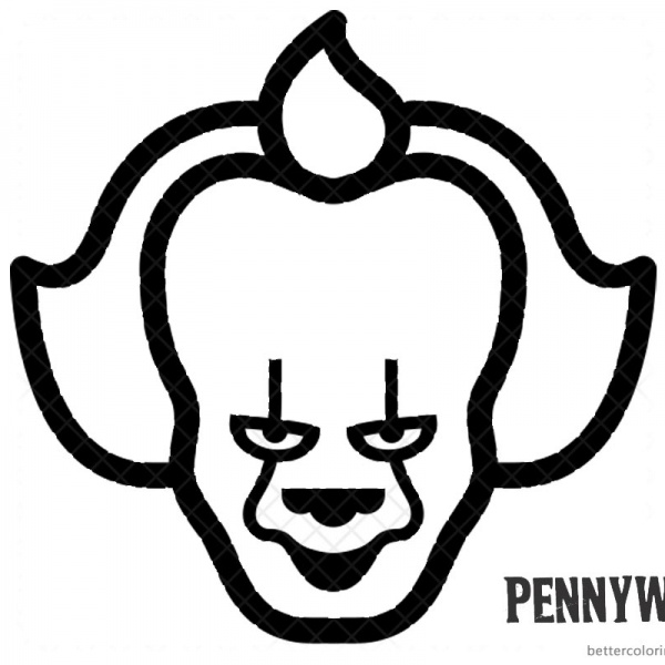 Pennywise Coloring Pages Draw Chibi Pennywise - Free Printable Coloring ...