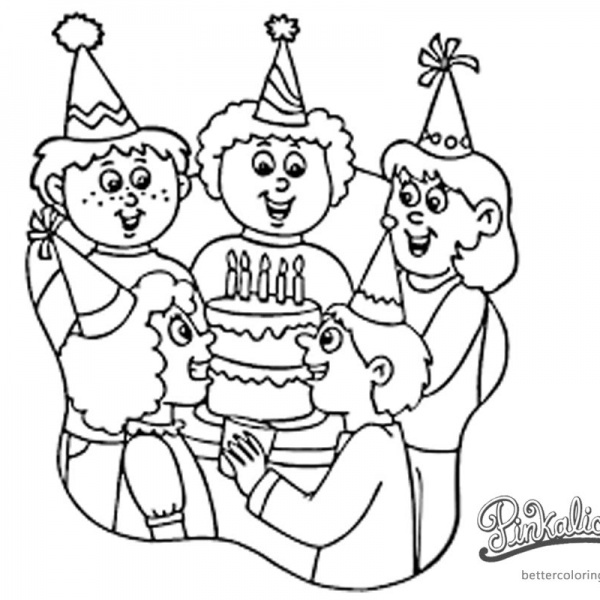 Pinkalicious Coloring Pages with flower and Unicorn Free Printable