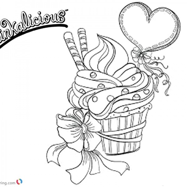 Pinkalicious Coloring Pages Lineart - Free Printable Coloring Pages