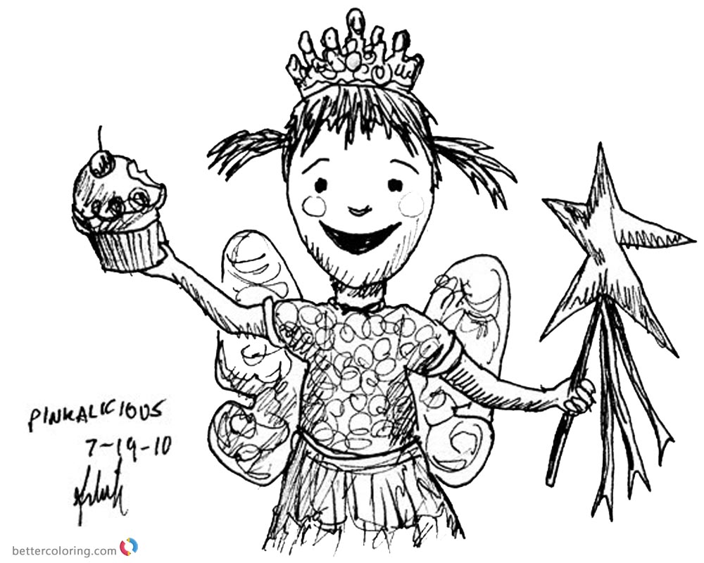 Pinkalicious Coloring Pages Kids Art - Free Printable Coloring Pages