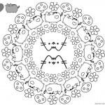 Pusheen Coloring Pages Coloring Book Cover