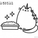 Pusheen Coloring Pages Magical