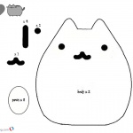 Pusheen Coloring Pages Paper DIY Worksheet