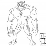 Rath form Ben 10 Coloring Pages Alien Force