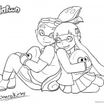 Splatoon 2 Coloring Pages Guild Charity Lineart