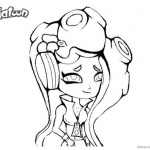 Splatoon 2 Coloring Pages Marina Drawing by ettachu