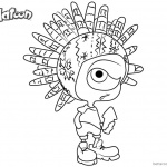 Splatoon Coloring Pages Murch from Splatoon 2