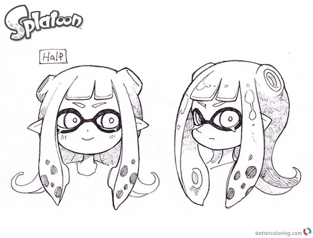 Splatoon Drawing Ideas