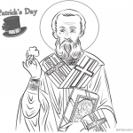 St Patricks day shamrock coloring pages