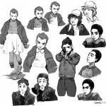 Stranger Things Coloring Pages Eleven and other Characters