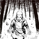 Stranger Things Coloring Pages Eleven is Running