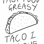 Taco Bell Coloring Pages