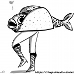 Taco Coloring Page Fish Taco