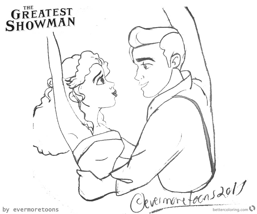 The Greatest Showman Anne Wheeler Coloring Pages Fan Drawing Art printable